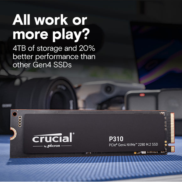 2TB Crucial P310 NVME M.2 2280 SSD with cloning kit