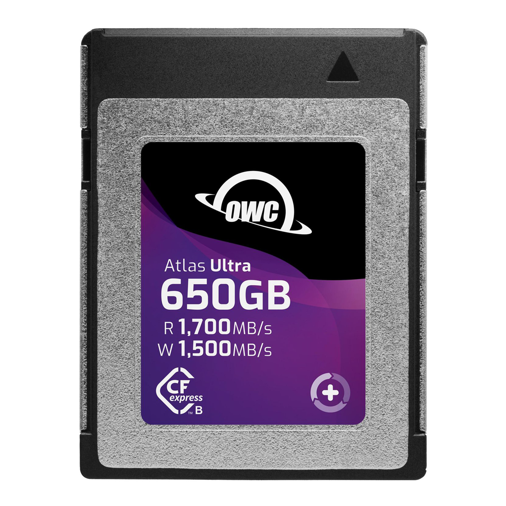 650GB OWC Atlas Ultra CFExpress 2.0 Memory Card