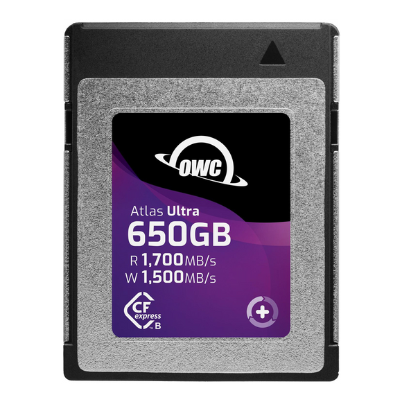 650GB OWC Atlas Ultra CFExpress 2.0 Memory Card