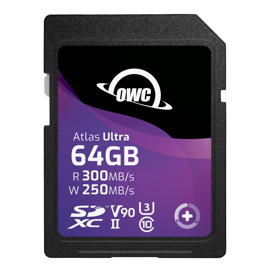 64GB OWC Atlas Ultra SD V90 Memory Card