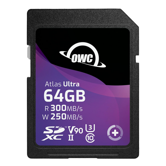 64GB OWC Atlas Ultra SD V90 Memory Card