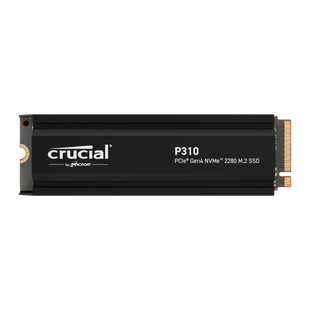 Crucial P310 2TB PCIe 4.0 x4, NVMe M.2 2280 Internal SSD with Heatsink