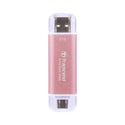 Transcend External SSD as a USB-A and USB-C drive