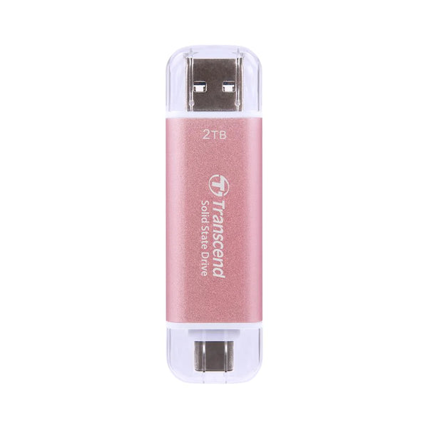Transcend External SSD as a USB-A and USB-C drive