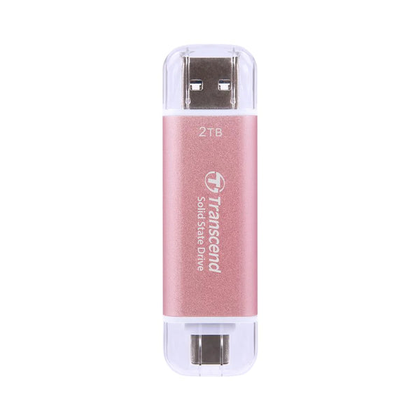 Transcend External SSD as a USB-A and USB-C drive