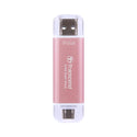 Transcend External SSD as a USB-A and USB-C drive