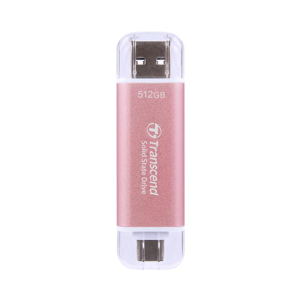 Transcend External SSD as a USB-A and USB-C drive