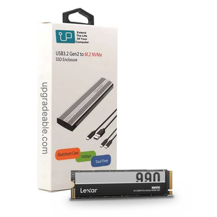 4TB Lexar NM990 Gen5x4 NVME M.2 2280 SSD with cloning kit