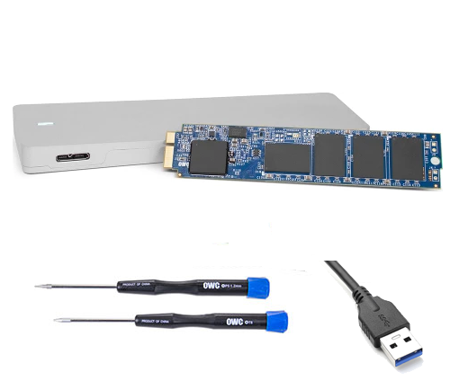250GB OWC Aura Pro 6G SSD and cloning kit for MacBook Pro retina 2012 and early 2013