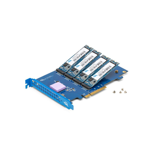 OWC Accelsior 4M2 PCIe NVMe M.2 SSD Adapter Card